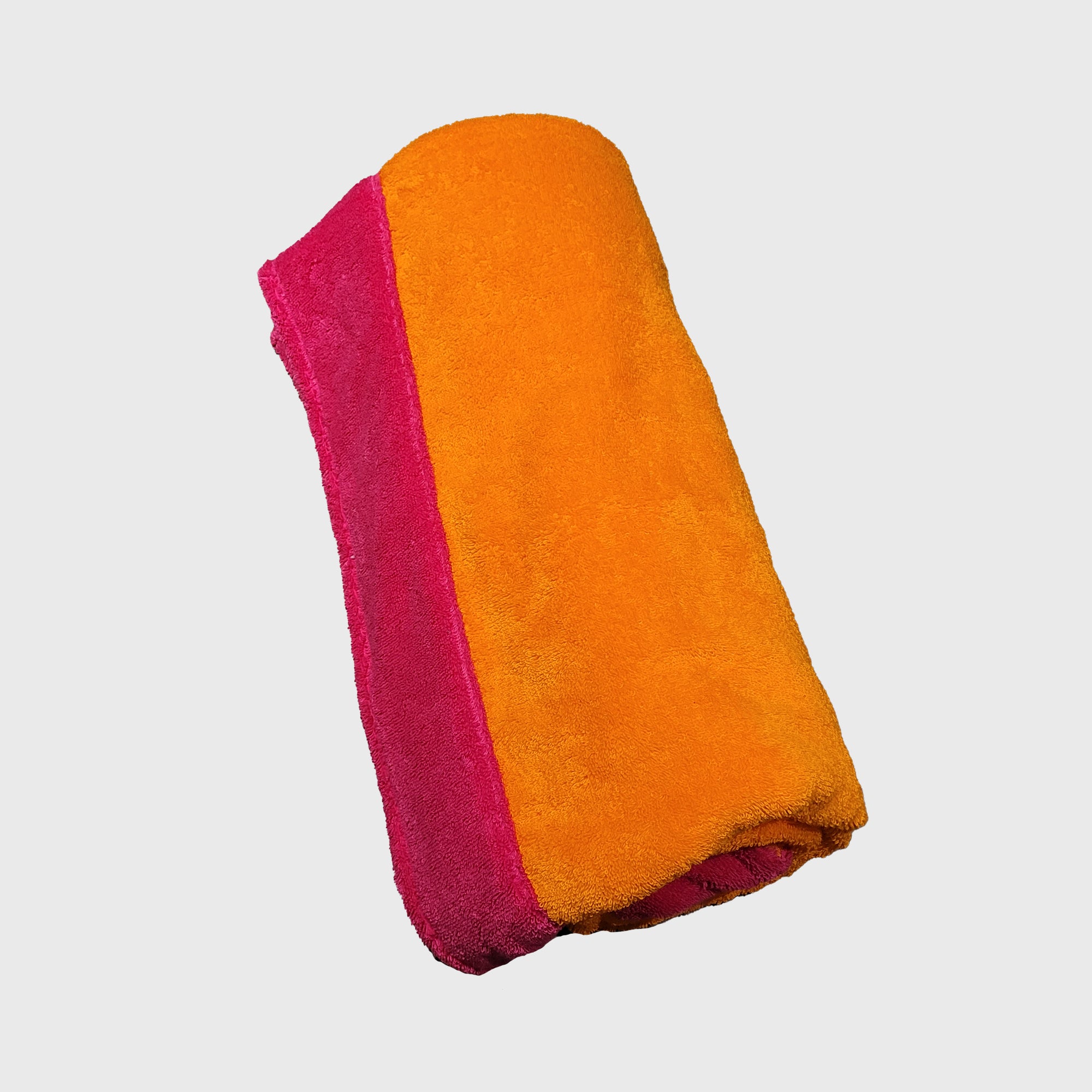 Drap de plage Bora en Eponge, Cadre Bicolore