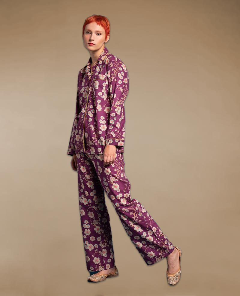 Pyjama femme MAUVE Les Touristes