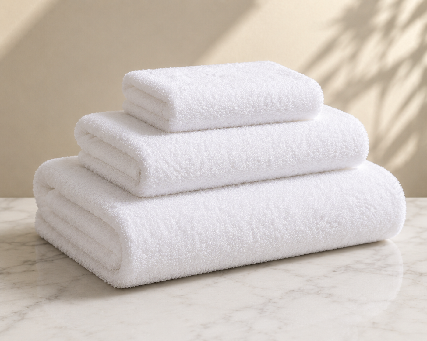 Linge de bain unis Blanc
