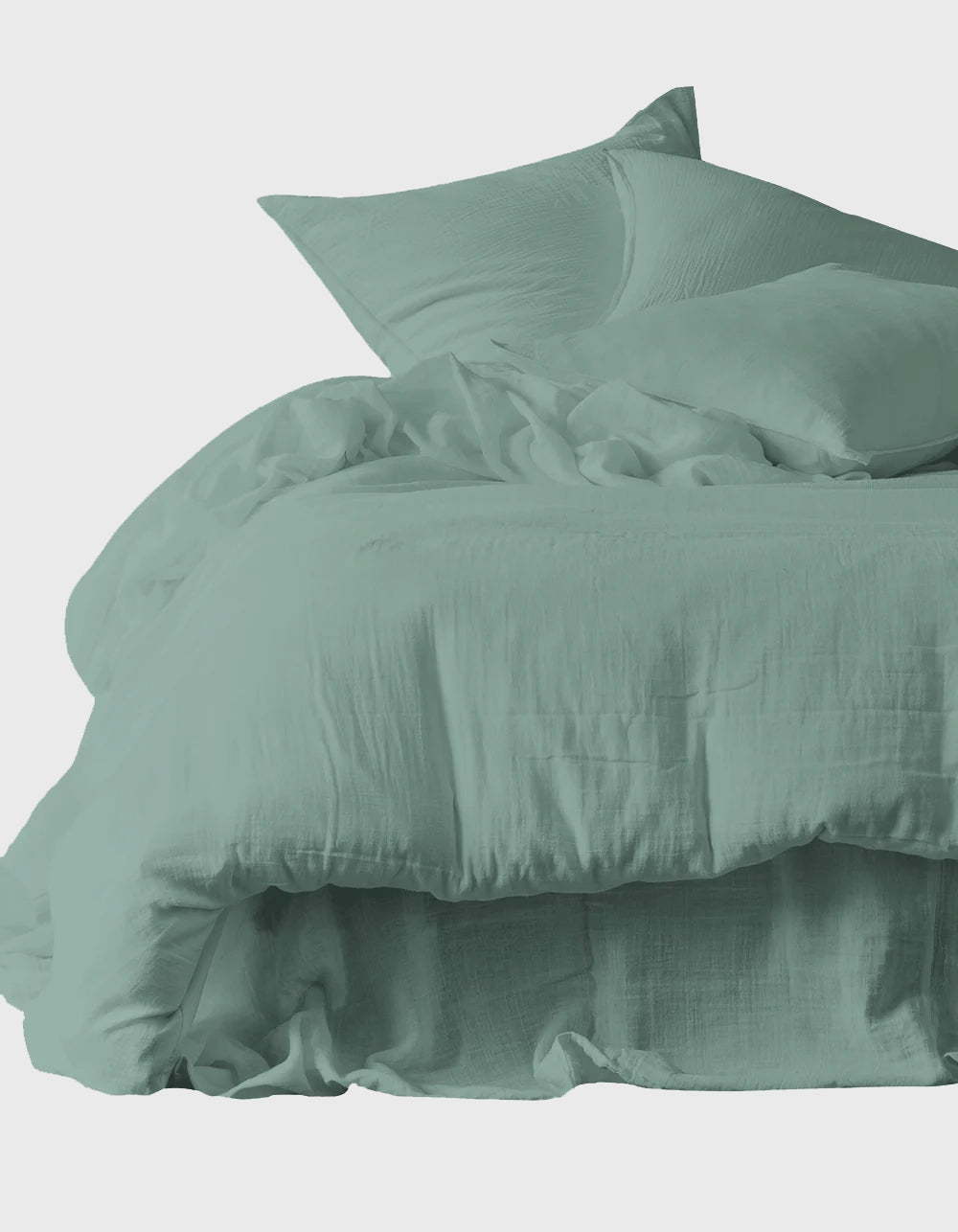 Housse de couette en double voile de coton Dili