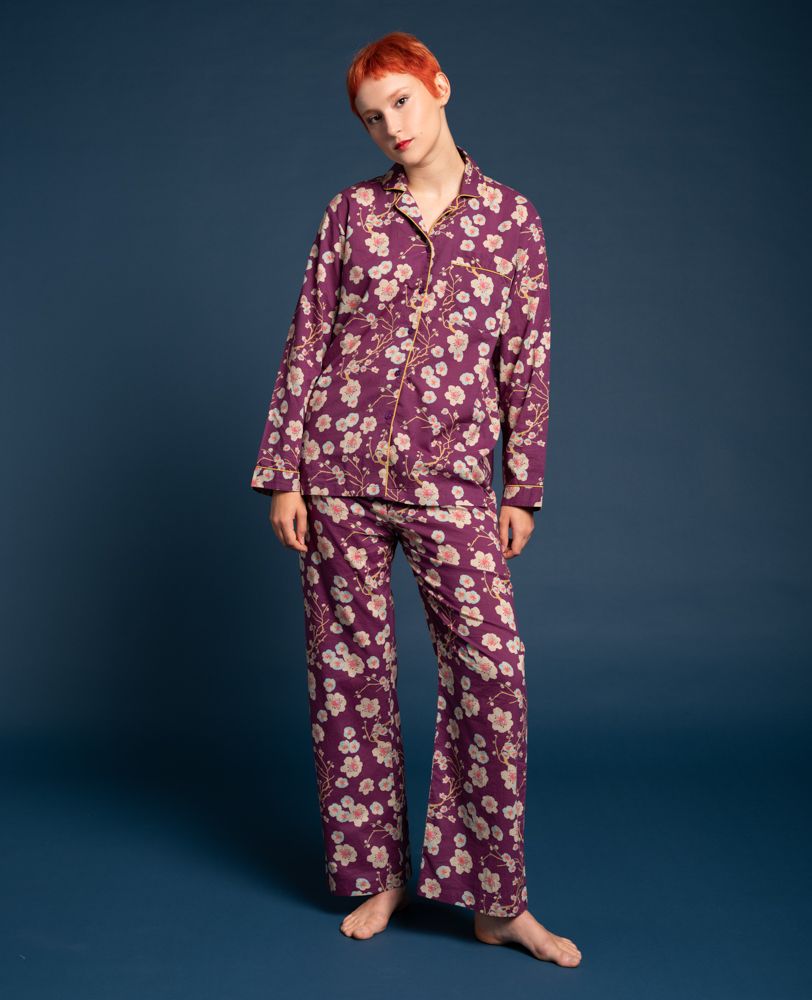 Pyjama pour femme MAUVE Les Touristes