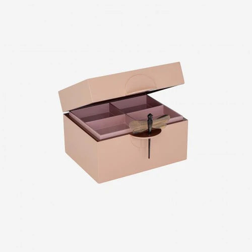 Boîte à bijoux laquée Libellule