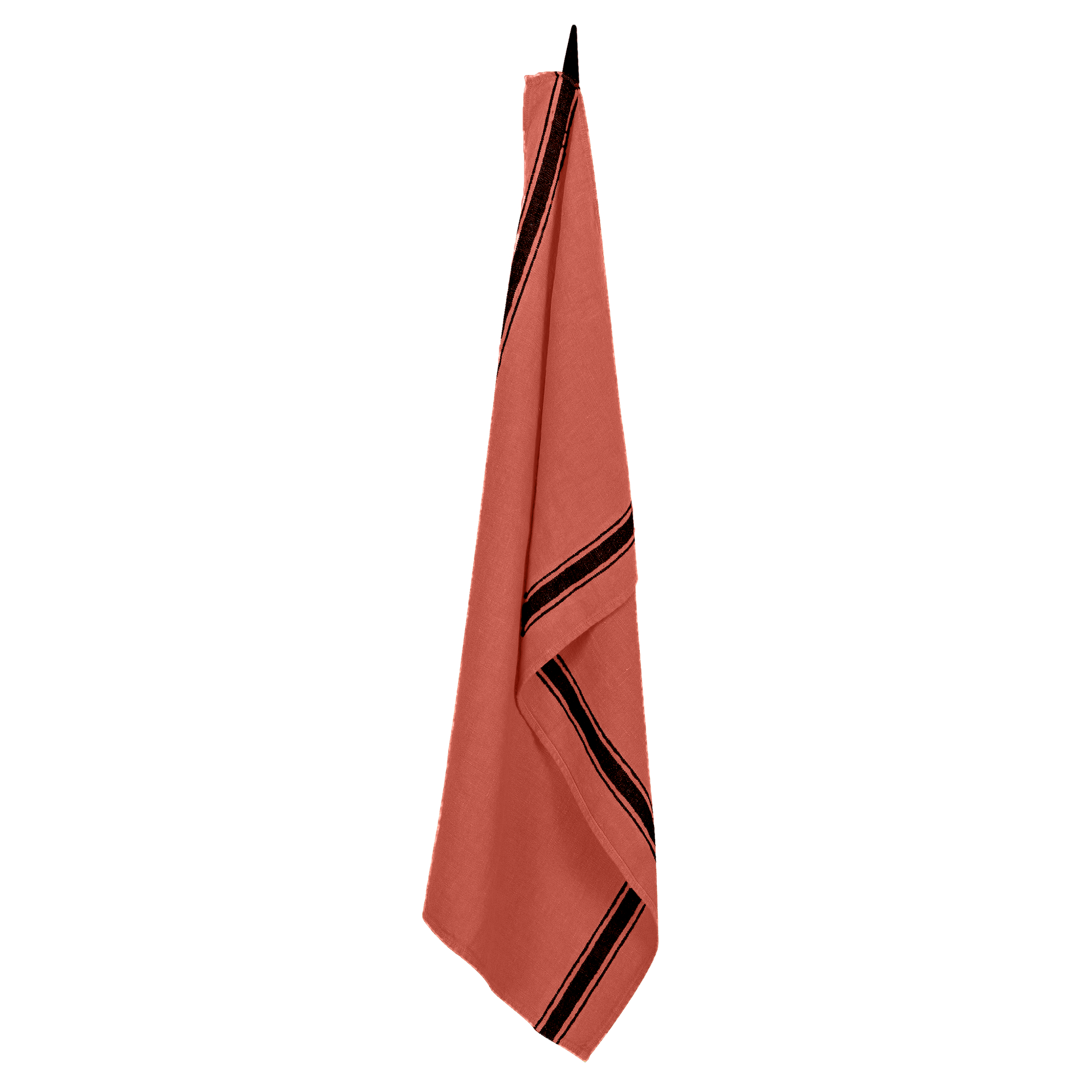 Blue swimsuit with red rectangular patterns for men