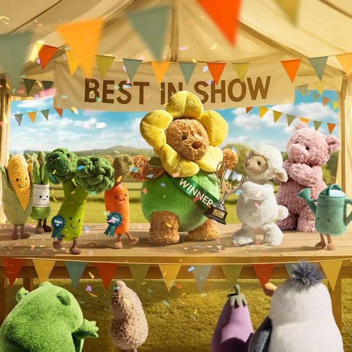 Bartholomew Bear Daffodil Outfit by Jellycat