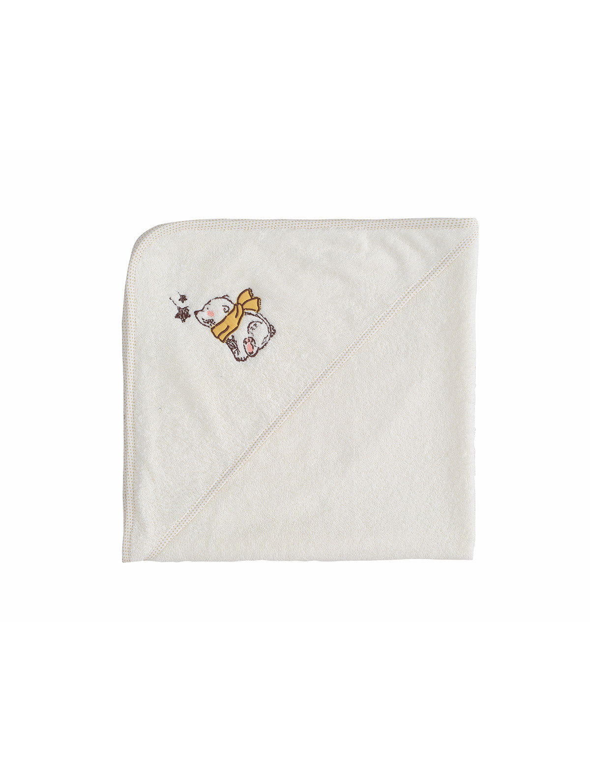 Linge de bain pour bébé et enfants en coton Ours polaire
