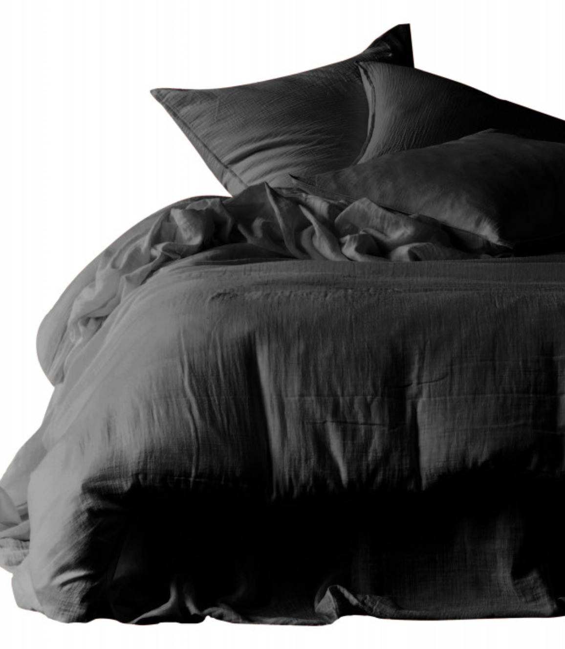 Set Housse de couette et Taies en double voile de coton Dili