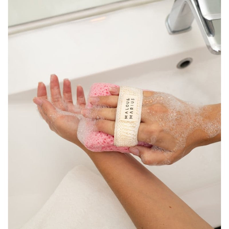 Eponge corps porte savon