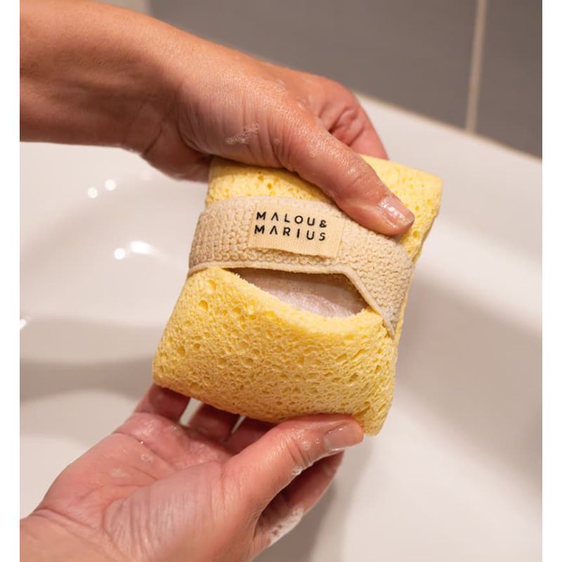Eponge corps porte savon