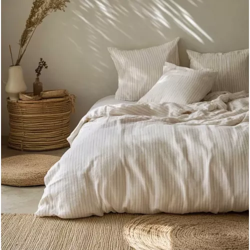 Set de 2 taies d'oreiller en double voile de coton Harlem by Haomy