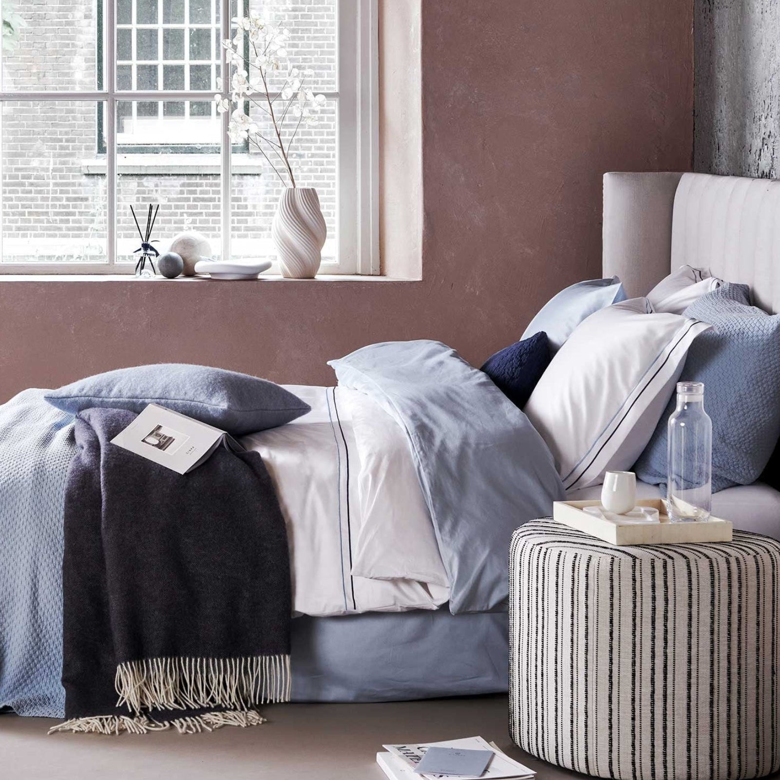 Naples Housse de couette et taies d'oreiller Thym by Vandyck