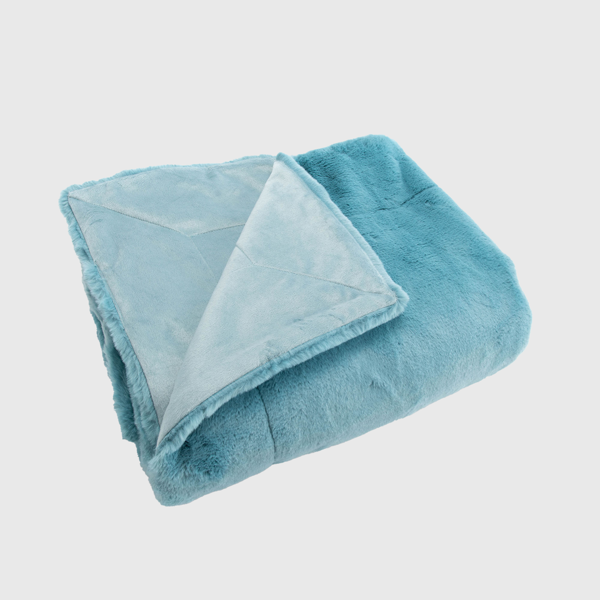 Plaid Polaire en Fausse Fourrure
