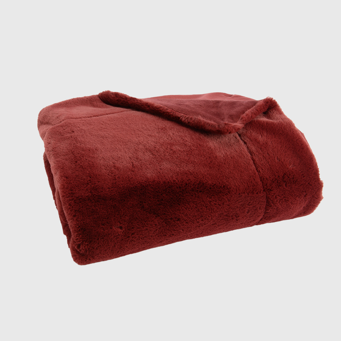 Plaid Polaire en Fausse Fourrure