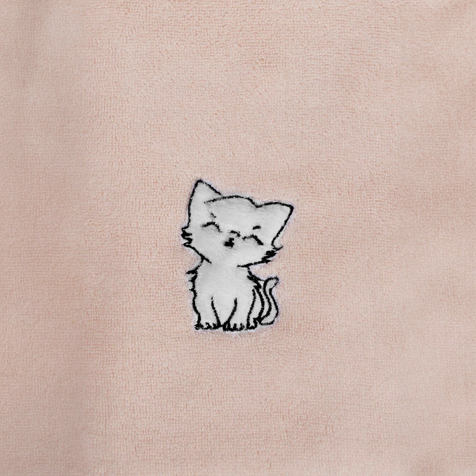 Linge de bain pour bébé en coton Miaou