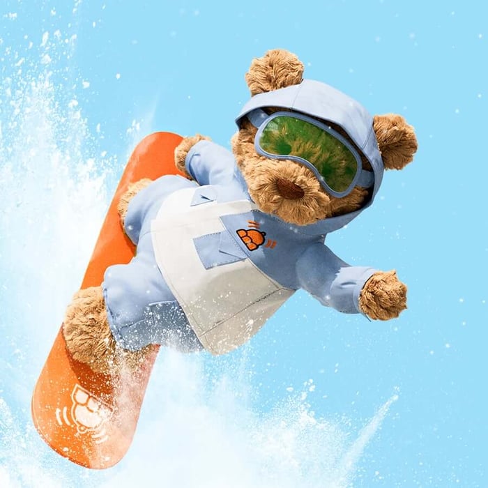 Bartholomew Bear snow suit by Jellycat