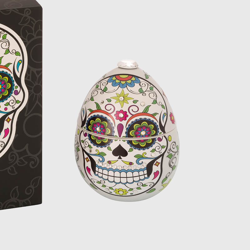 Bougies oeuf parfumées Skull 220g