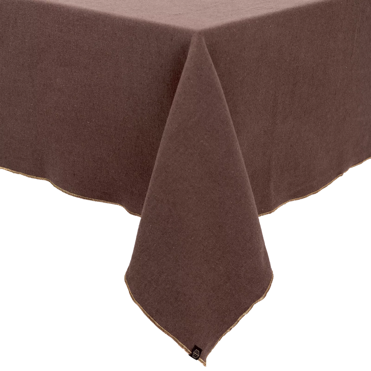 Nappe Verone Ganache liseré doré 160x300cm by Haomy