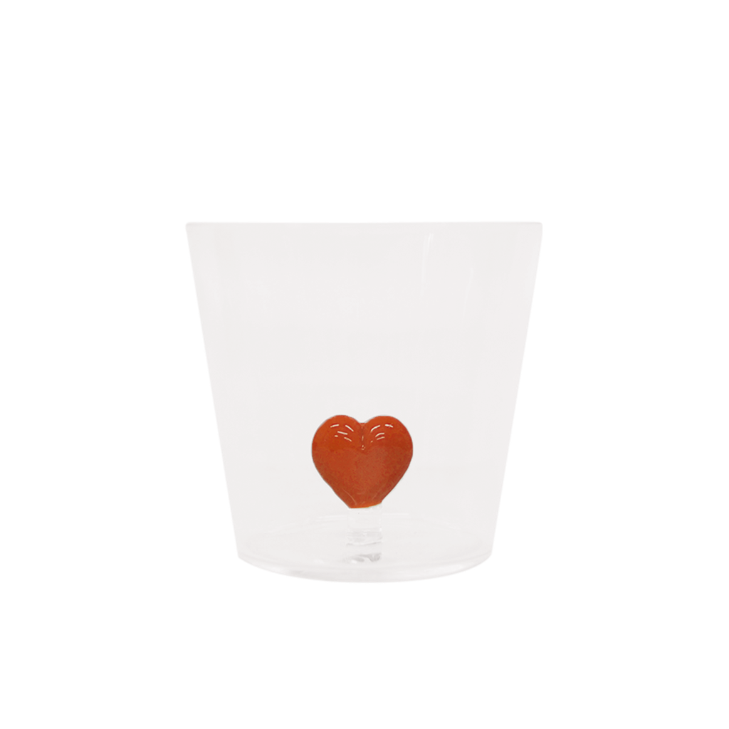 Set de 2 verres gobelets cœur by Opjet