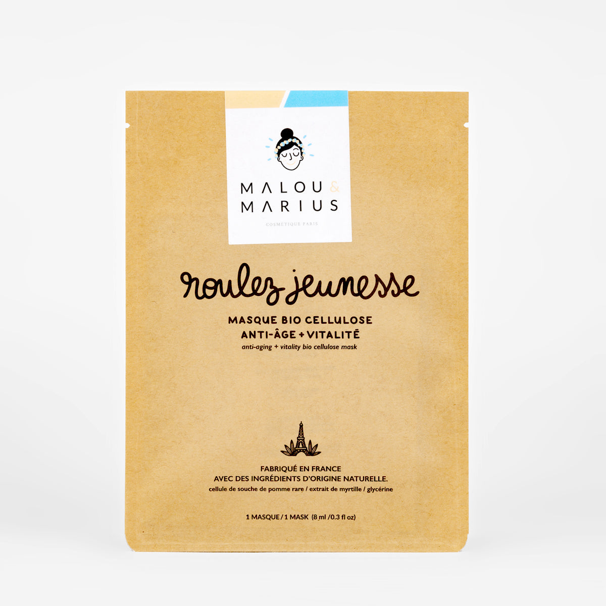 Masques de beauté ROULEZ JEUNESSE Malou Marius