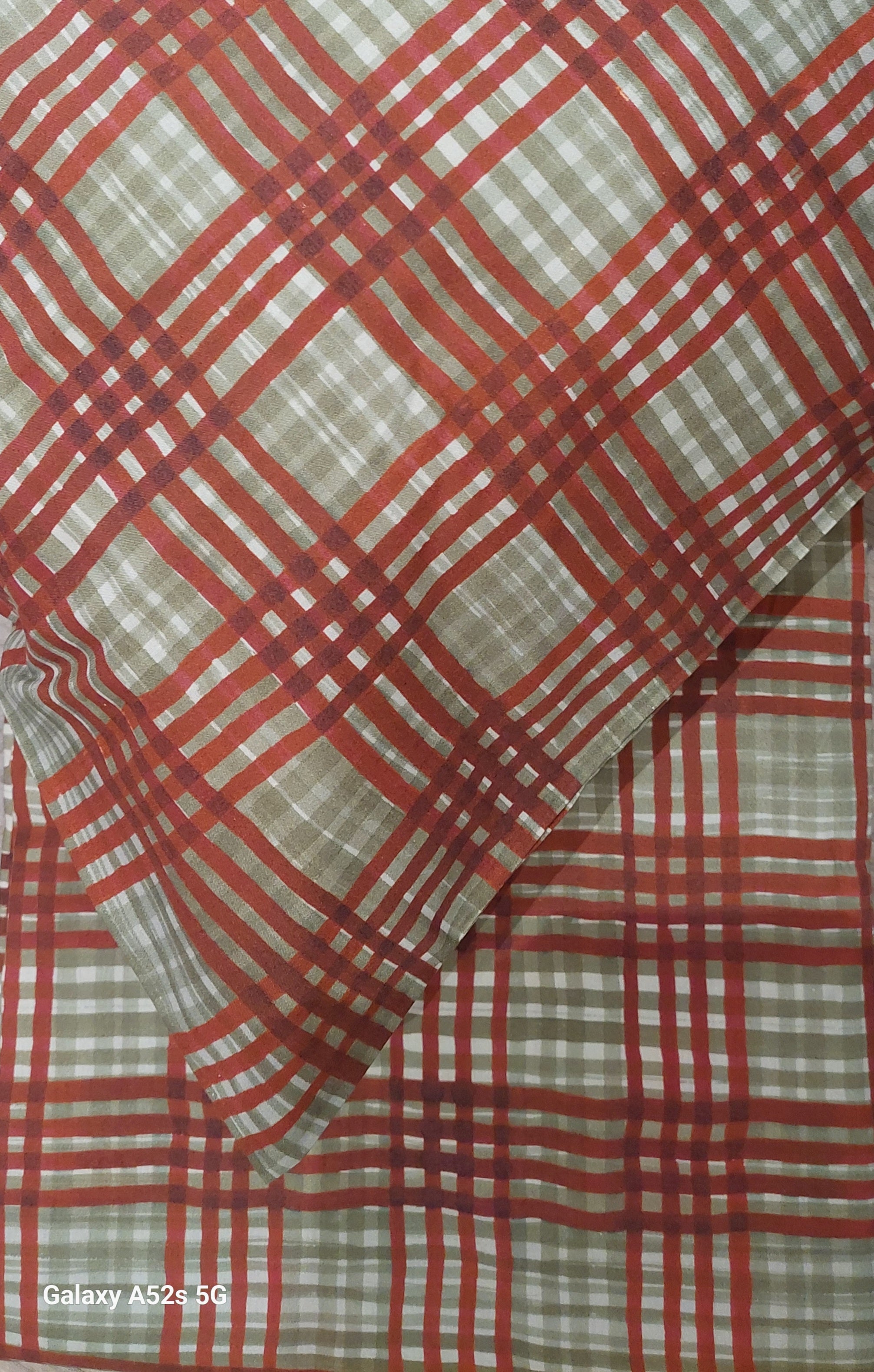 Set Housse de couette et taies Tartan
