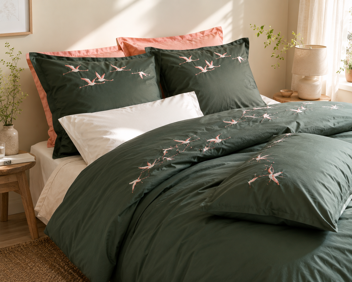 Set Housse de couette et Taies d'oreiller Voyageurs offre du printemps