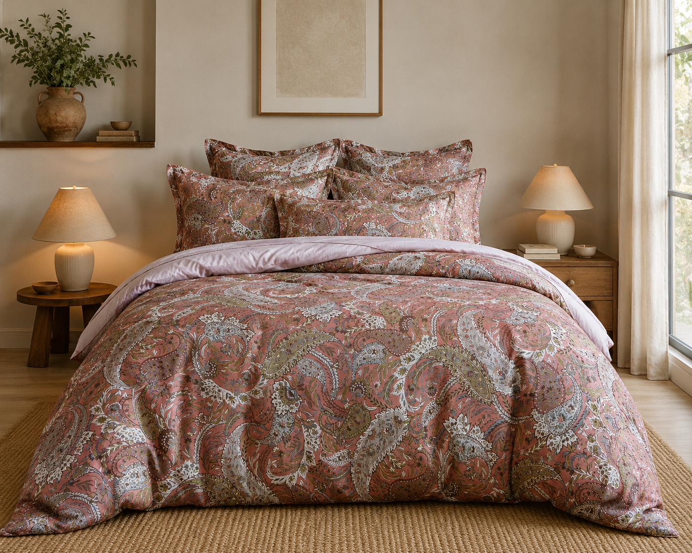 SET Housse de couette  et taies d'oreiller Zadig Turpault