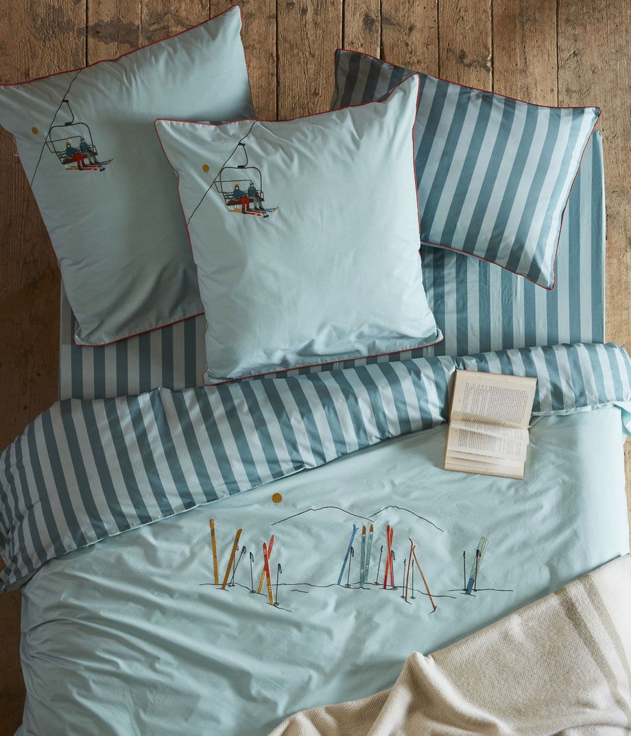Set Housse de couette et Taies d'oreiller Passe Montagne
