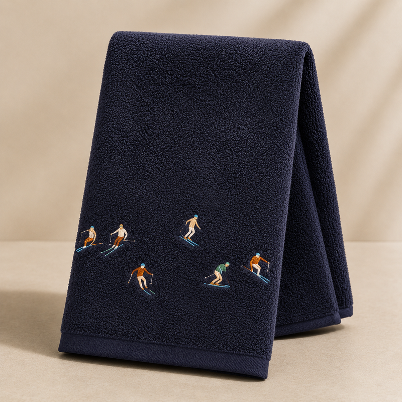 Set Linge de bain  Après Ski by Sylvie Thiriez