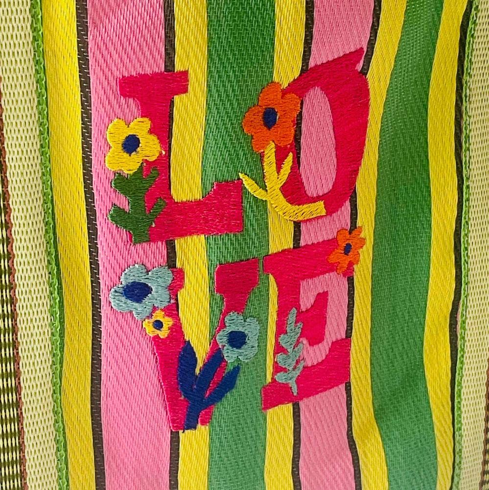 Shopper XL en plastique recyclé LOVE 25