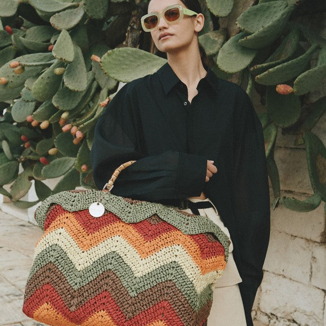Sac cabas Anse en bambou