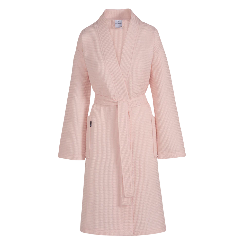 Kimono unisex honeycomb bathrobe "Biarritz"