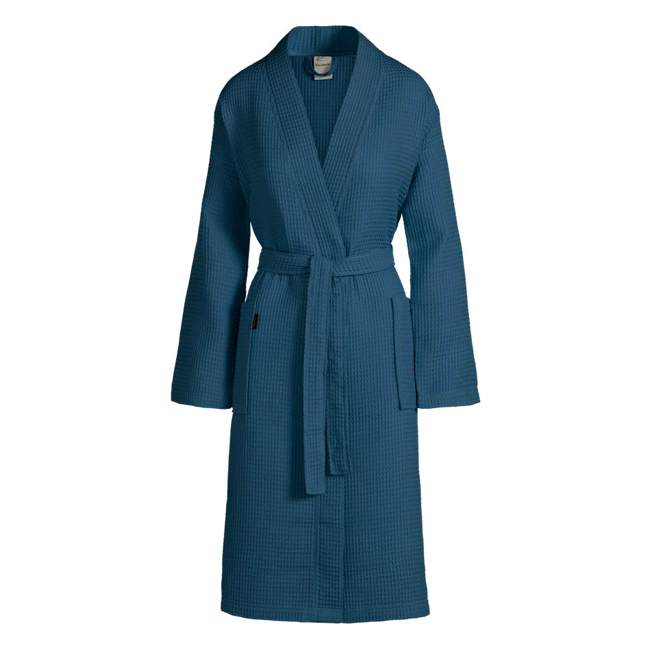Kimono unisex honeycomb bathrobe "Biarritz"