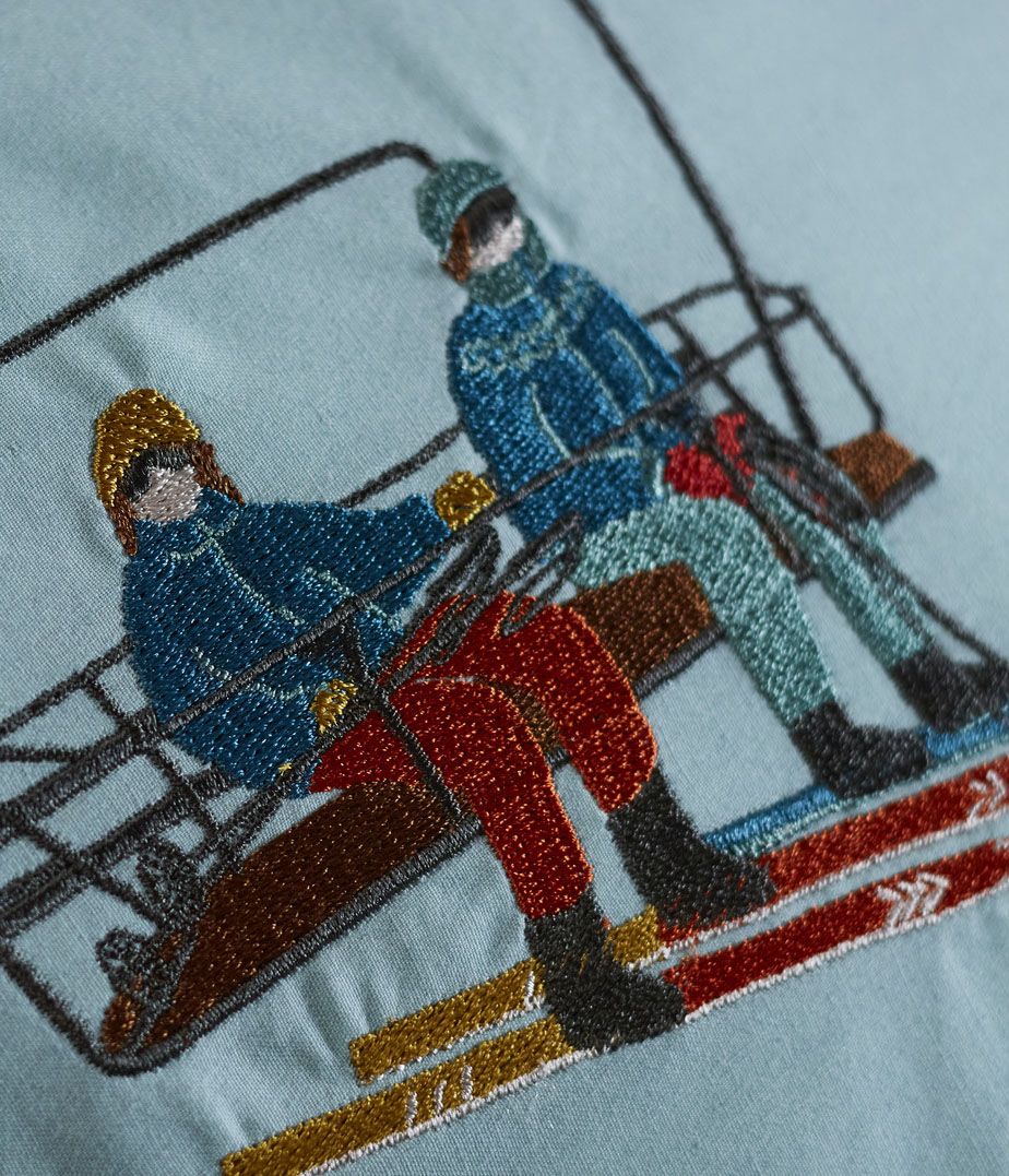Set Housse de couette et Taies d'oreiller Passe Montagne