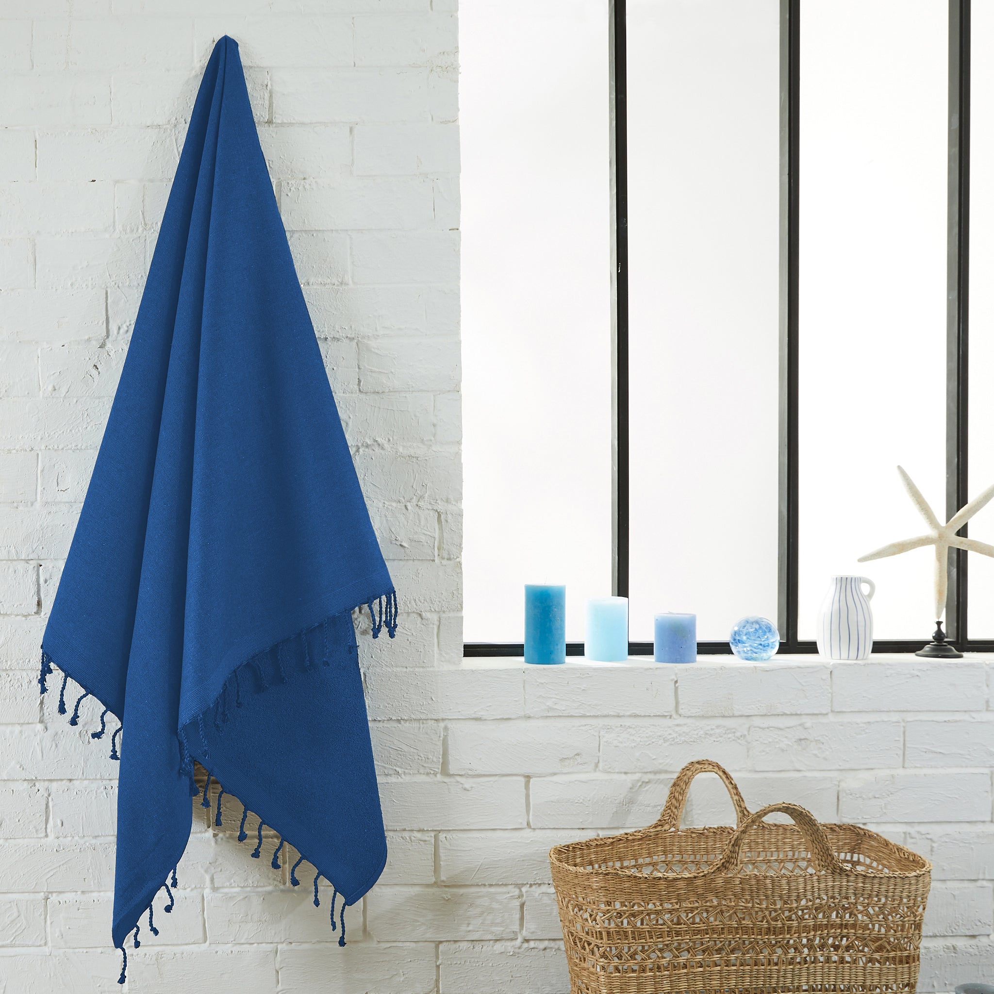 Fouta Doublée éponge unie