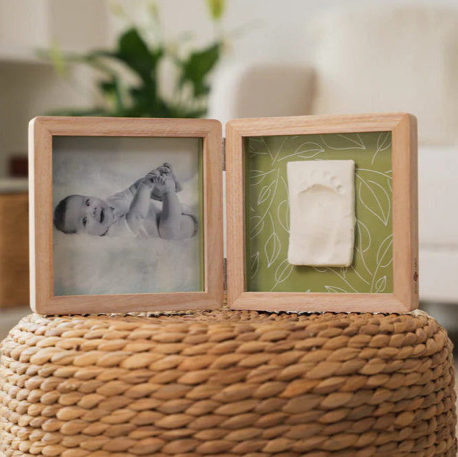 Cadre Double photo et empreinte