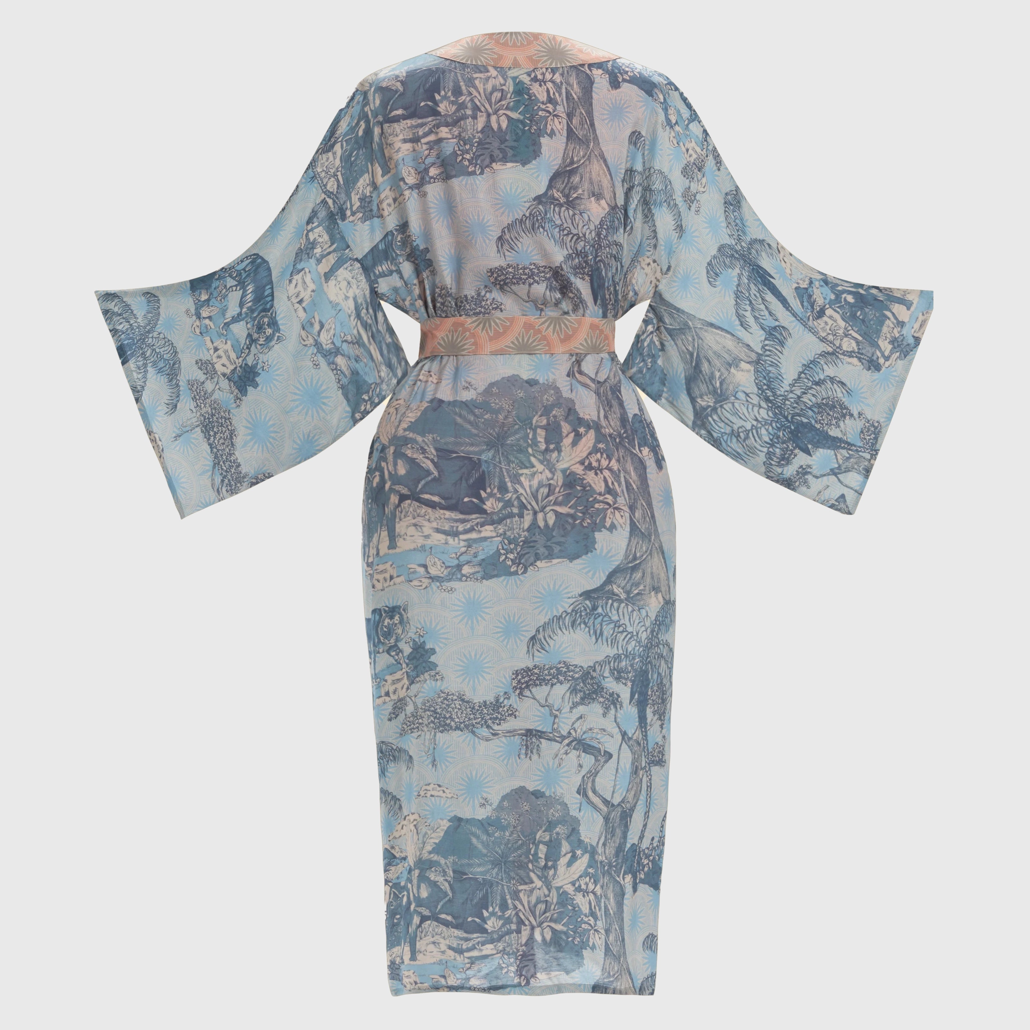 Kimono Powder Flower and Bird
