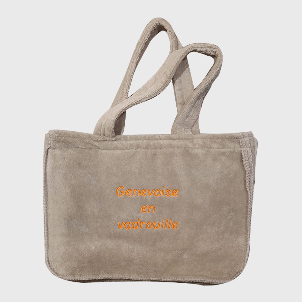 Sac Cabas velours St Tropez
