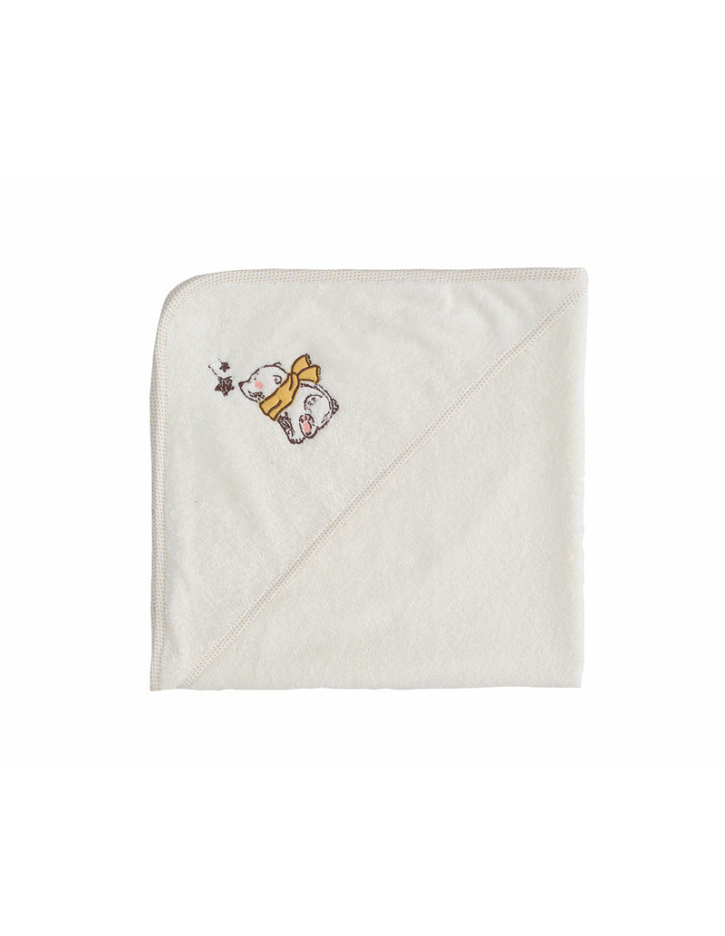 Linge de bain pour bébé et enfants en coton Ours polaire
