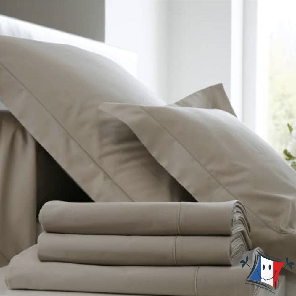 Drap housse en satin pour matelas épais