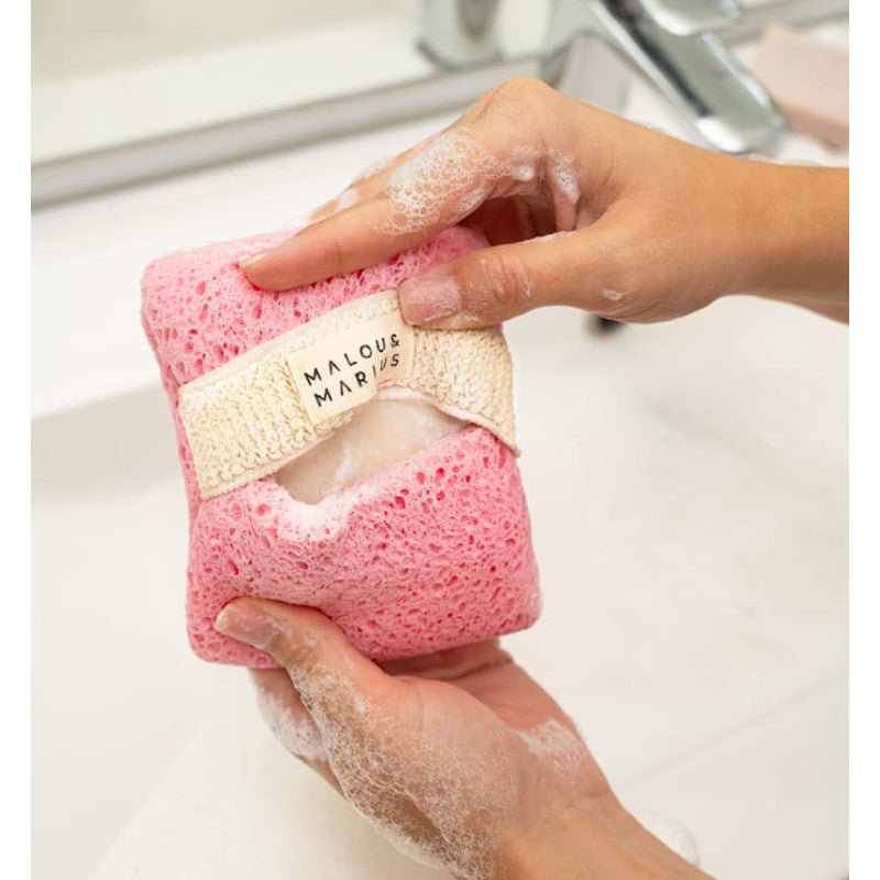 Eponge corps porte savon