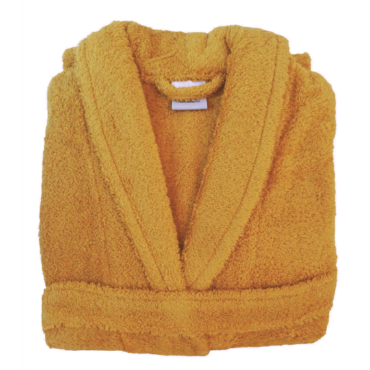 Organic cotton honeycomb kimono bathrobe