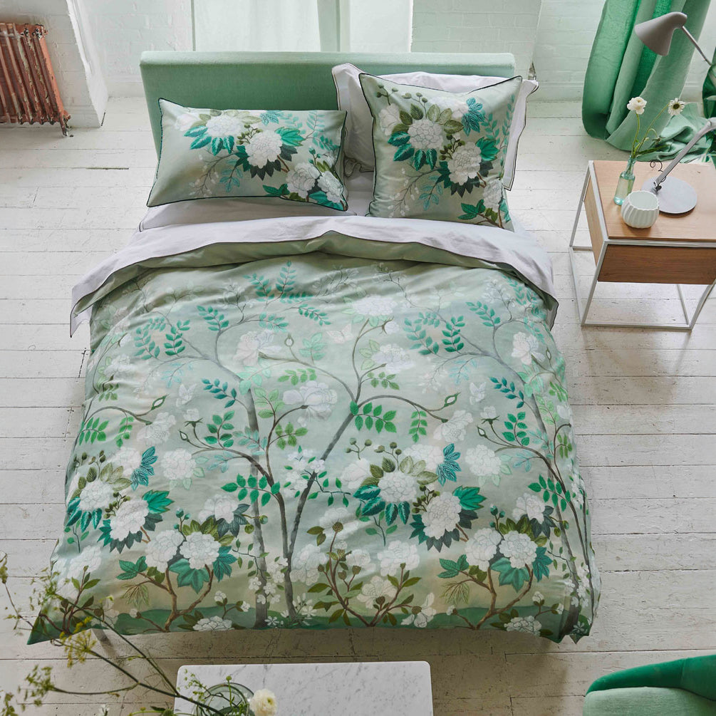 Set Housse de couette et Taies Fleur Orientale Designer Guild