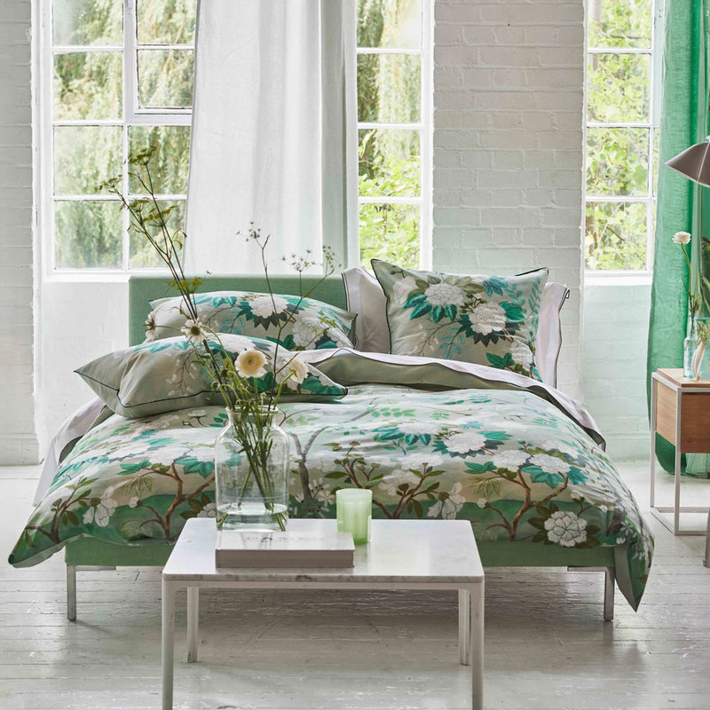 Set Housse de couette et Taies Fleur Orientale Designer Guild
