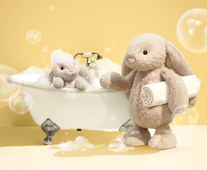 Bashful et Blossom Bunny Jellycat