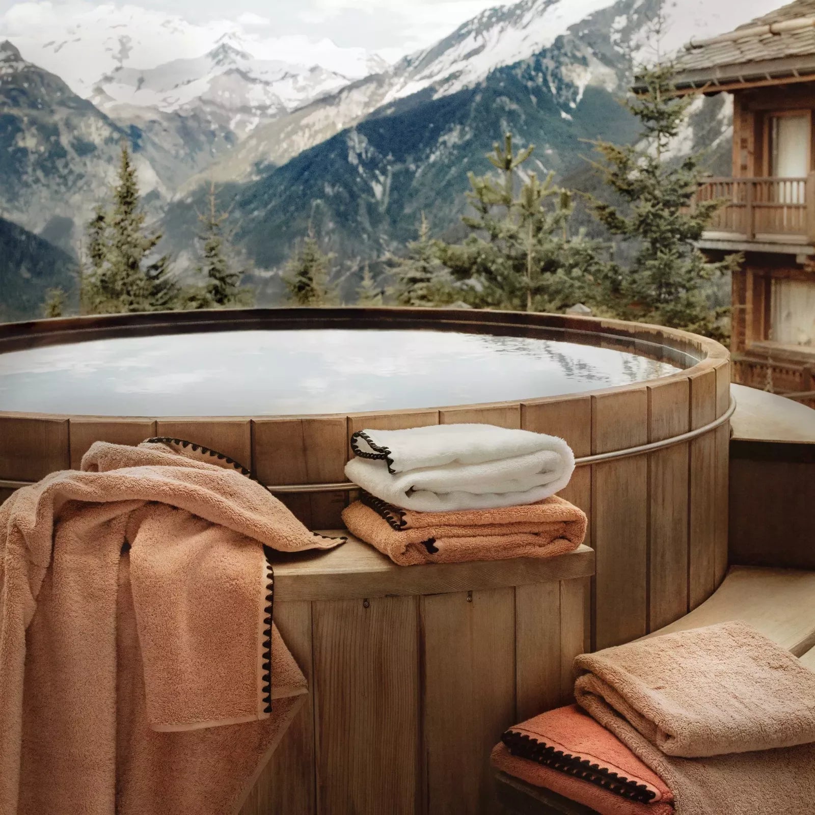 Linge de bain en coton ISSEY by Haomy