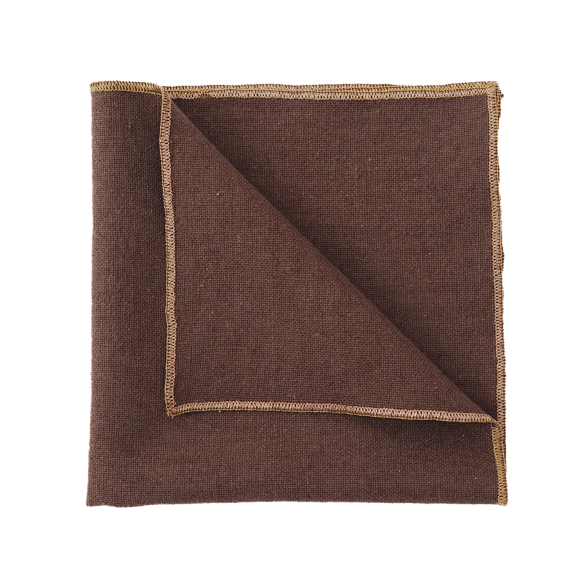Serviettes Verone Ganache liseré doré  by Haomy