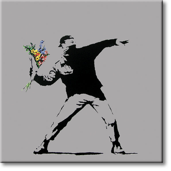 Tableaux muraux  Street Art sur toile 20x20cm