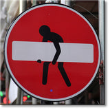 Tableaux muraux  Street Art sur toile 20x20cm