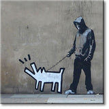 Tableaux muraux  Street Art sur toile 20x20cm
