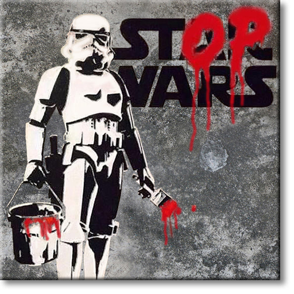 Tableaux muraux  Street Art sur toile 20x20cm