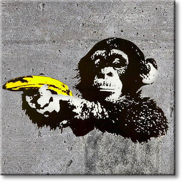 Tableaux muraux  Street Art sur toile 20x20cm